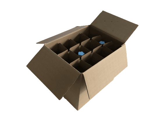 croisillons bouteilles 12 alvéoles protection déménagement