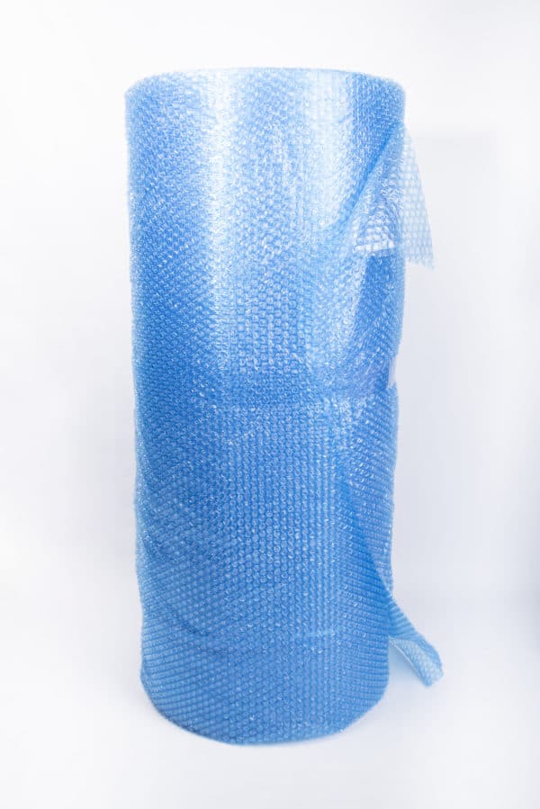 papier bulle bleu emballage protection déménagement