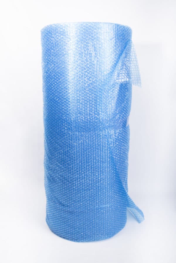 papier bulle bleu emballage protection déménagement