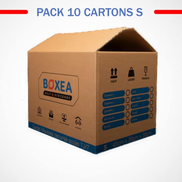 pack 10 cartons small déménagement