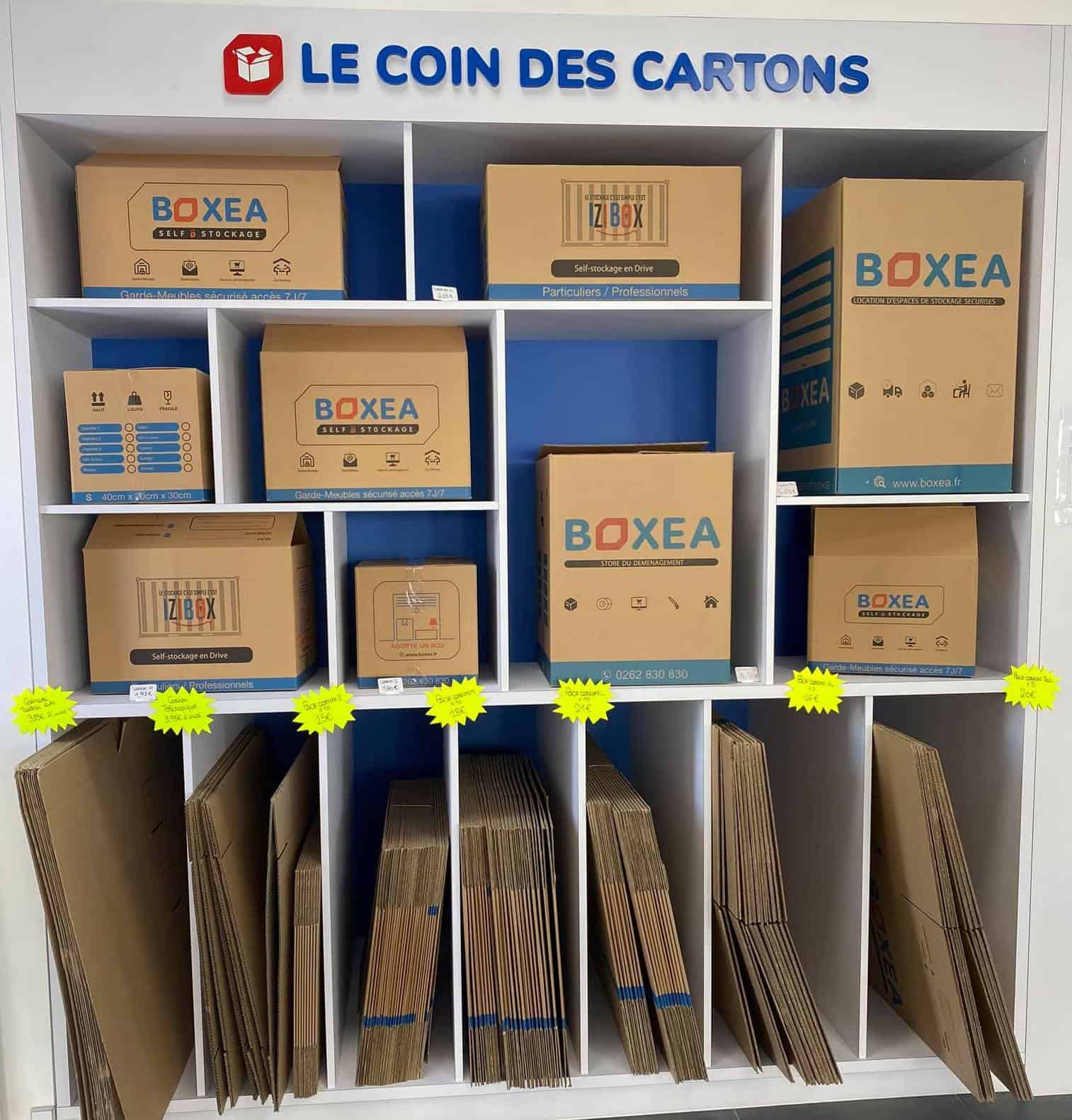 MEUBLE CARTONS DÉMÉNAGEMENT BOXEA